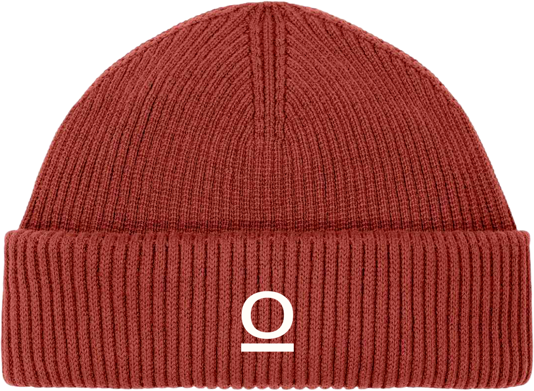 ISARIBI — Fisherman Beanie Earthy Red