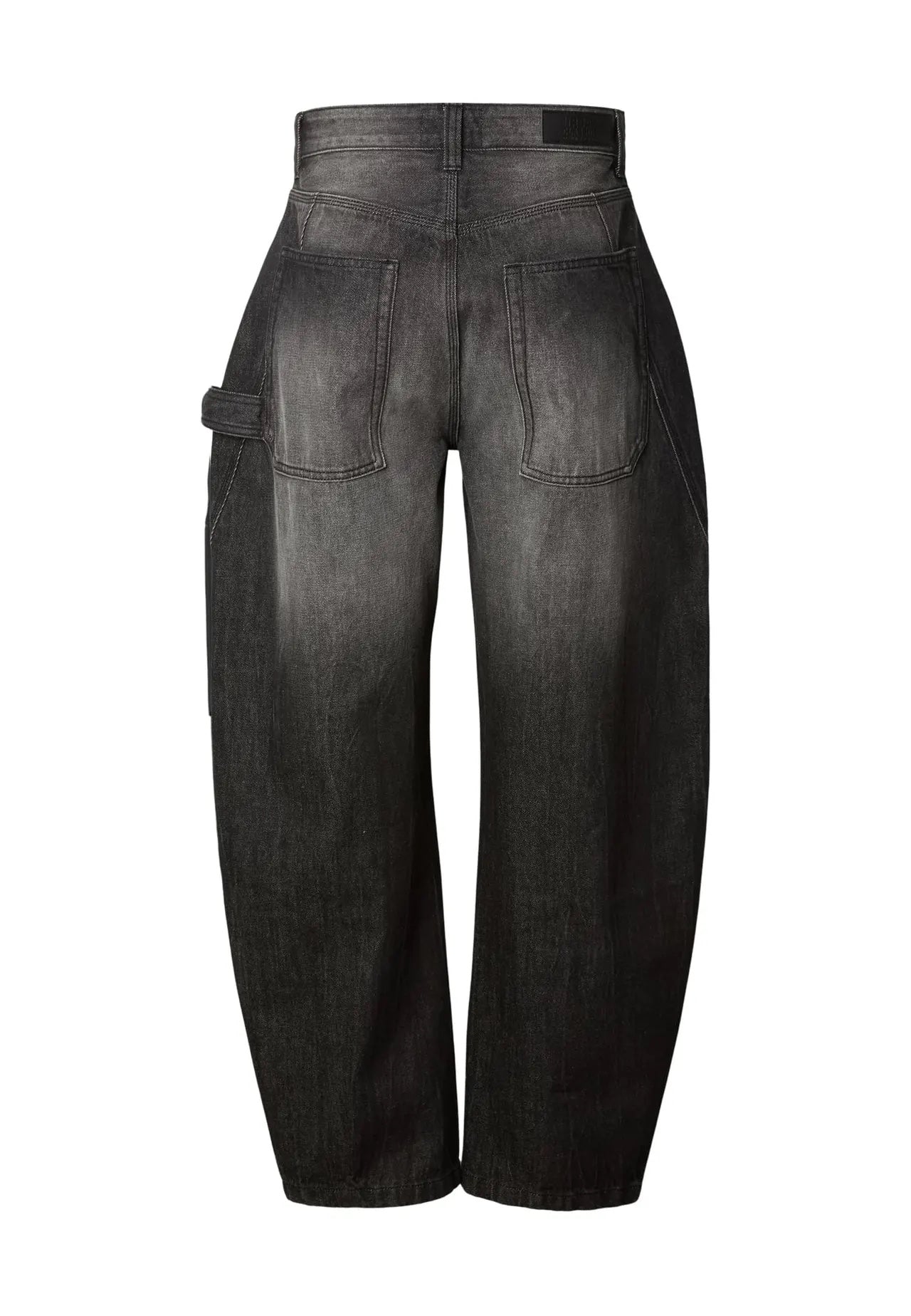 KUMO — Balloon Jeans Mid Deep Grey — back