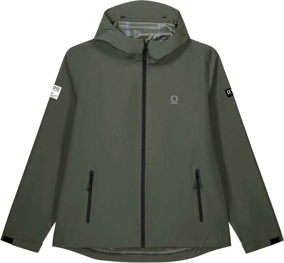SHIGURE — Rain Jacket Men Khaki — front