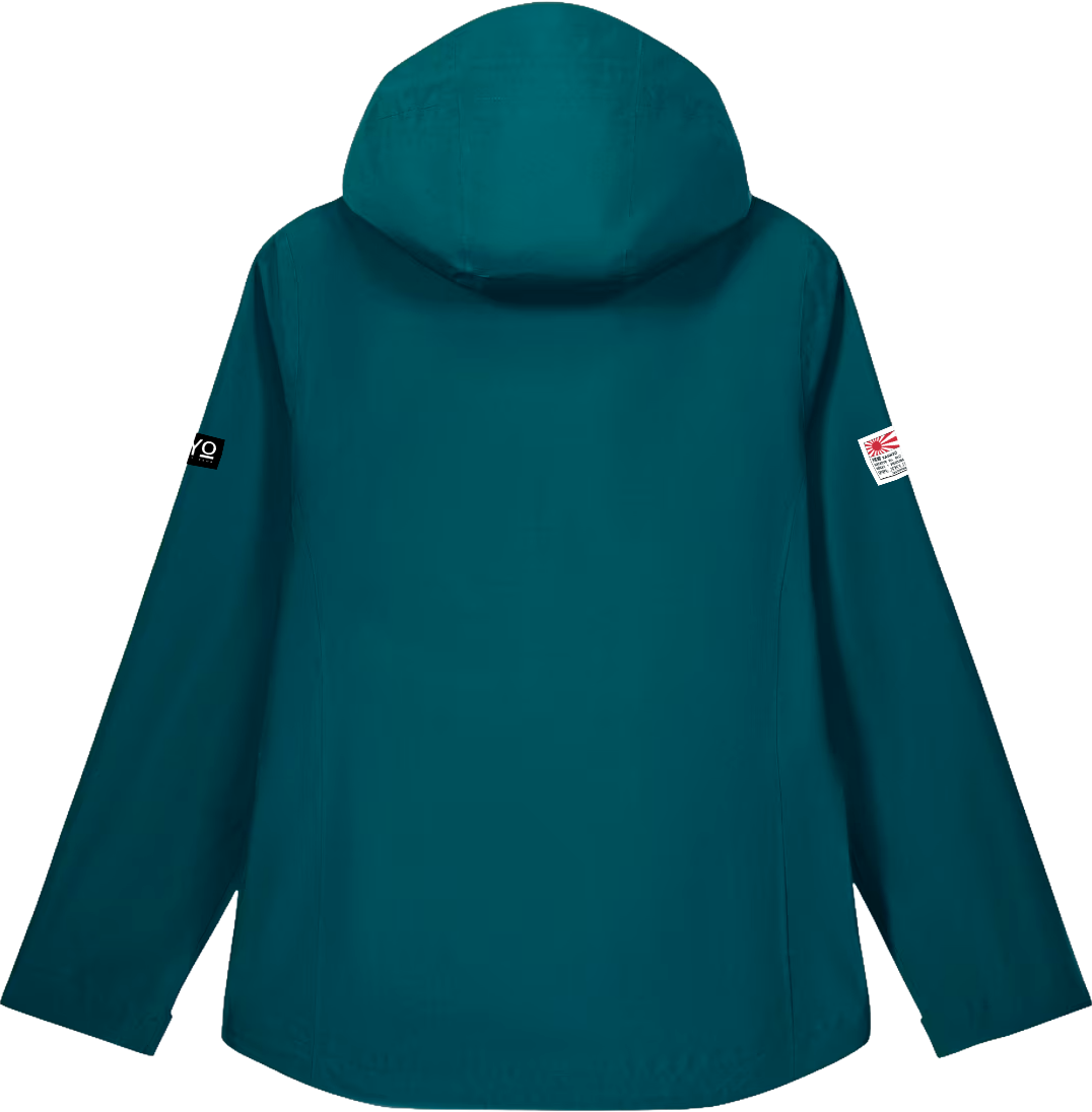 SHIGURE — Rain Jacket Women Stargazer — back