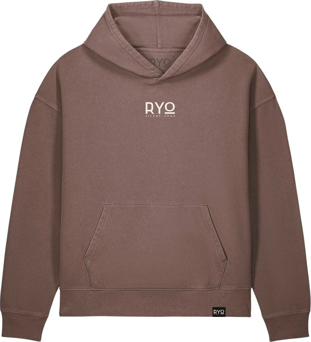 Front view of the Thunderstorm Hoodie by RYO Silent Echo